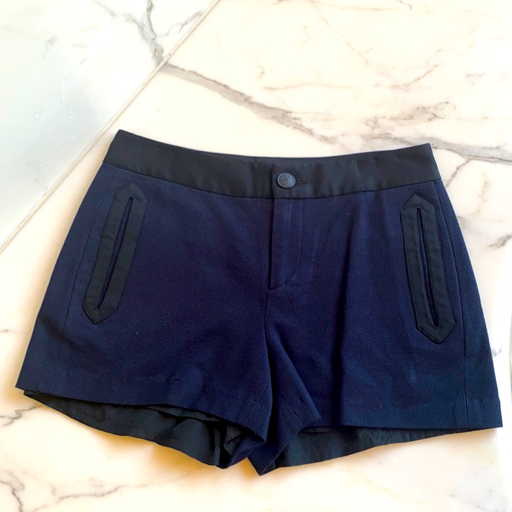 rag & bone navy & black shorts